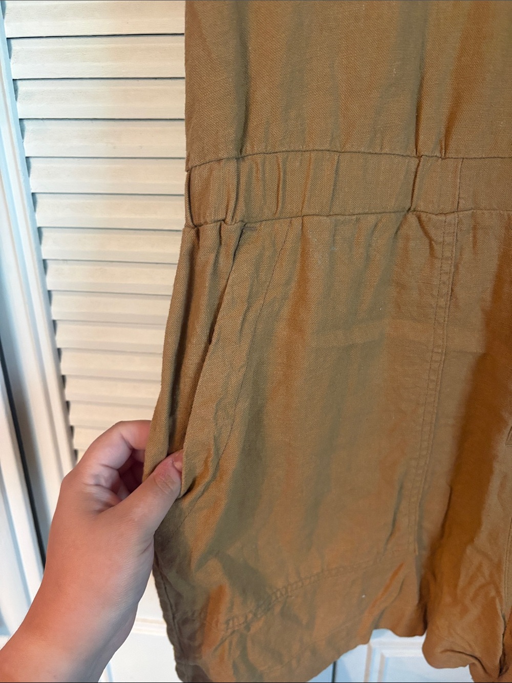 Lightweight Rust Romper - Picture 6 of 7